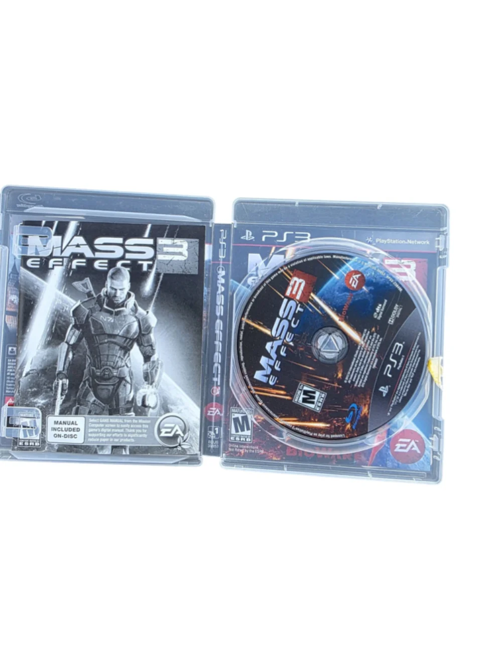 Mass Effect 3 Video Game for PlayStation 3 Black and Blue